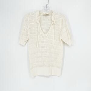 Loft Short Sleeve Knit Top Size Medium
